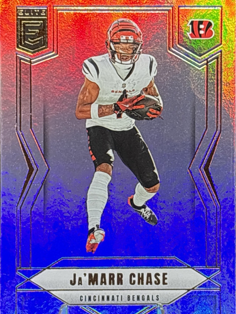 Panini Elite Ja'Marr Chase Football Trading Card